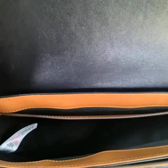 Burberry Women's Note Check-print Coated Cotton Shoulder Bag - Picture 4 of 10